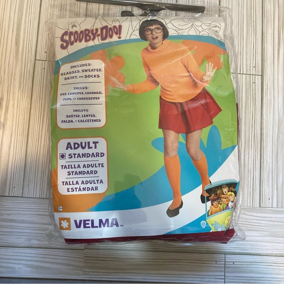 Scooby-Doo Velma Costume  fits up to Size 8 - Picture 2 of 6